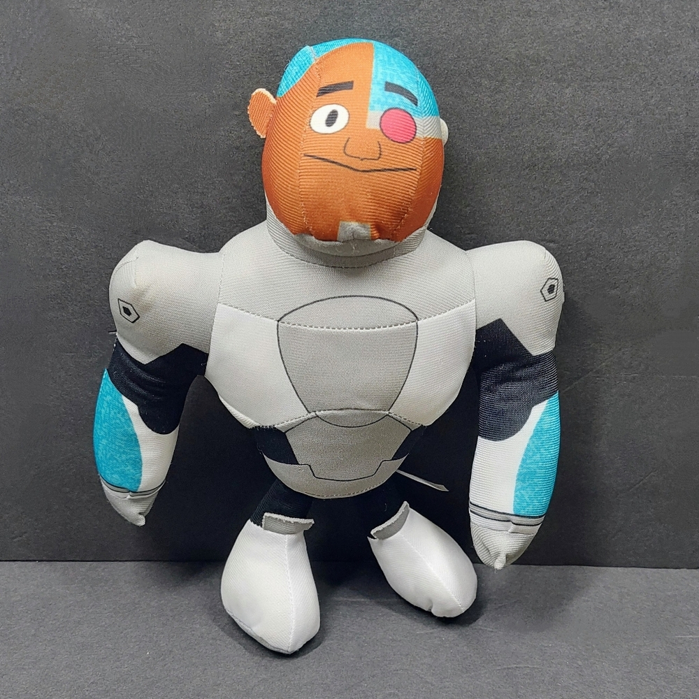 Teen Titans Go!Cyborg9 Soft Fabric Poly Fill 9"tall Character Plush Toy Doll
